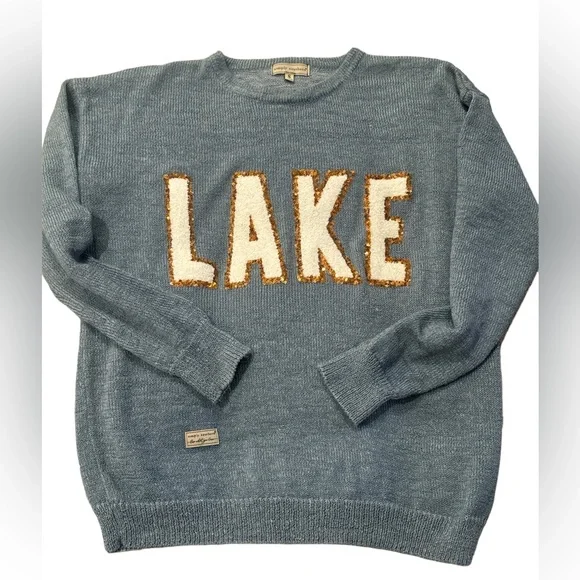 Simply Southern LAKE Lightweight Sweater Size Small - Picture 1 of 7